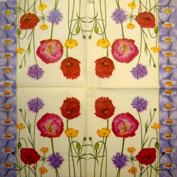 201 Anemones, Poppy - 3-ply - Tete a Tete